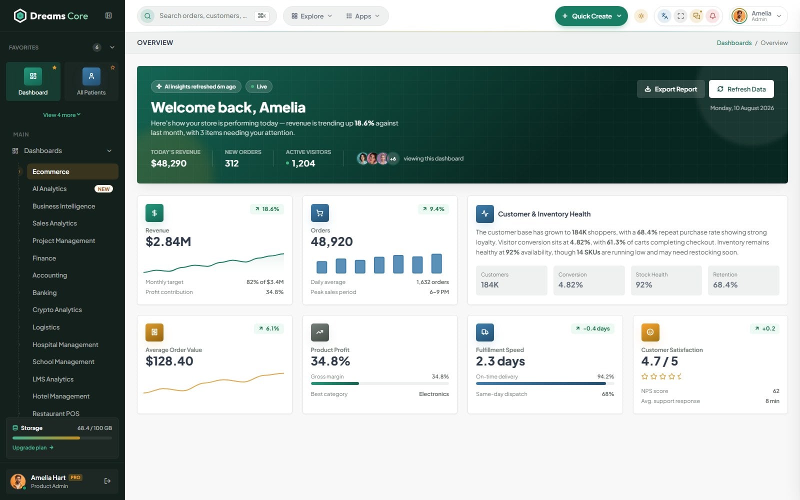 Defterium panel önizleme